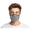Champion Adult Ellipse Mask, Concrete Heather, Small/Medium (Pack of 3)
