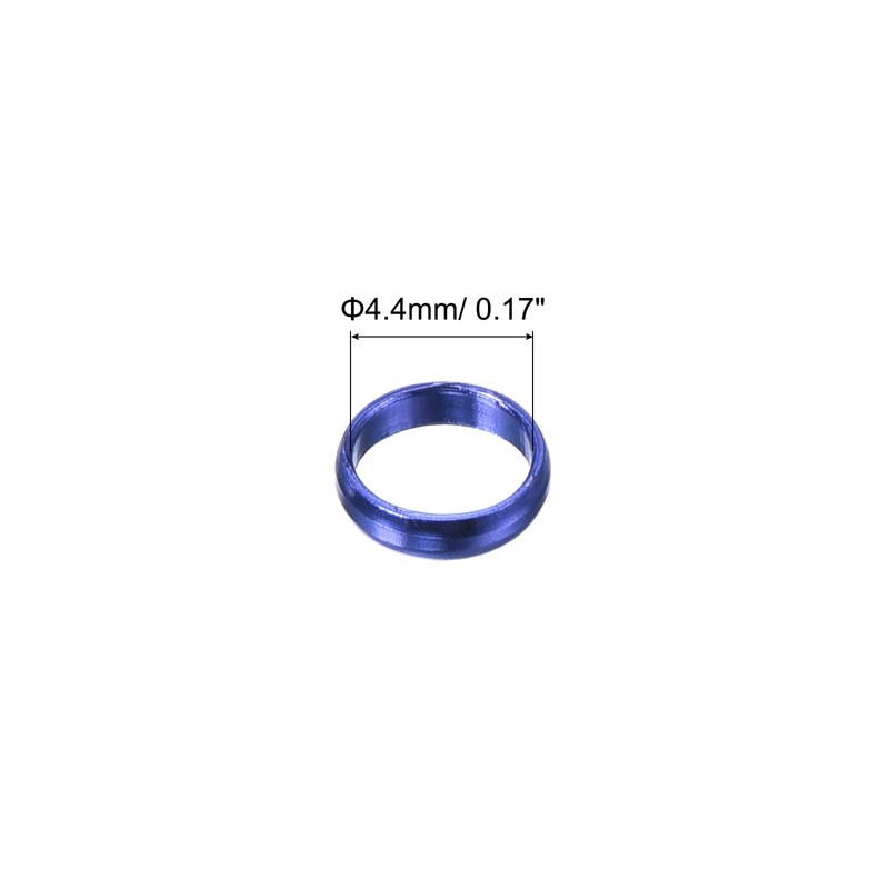 PATIKIL Dart Shaft Rings Aluminum Dart O-Rings Accessories for Plastic