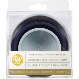 Wilton Stylish Silicone Prep Bowl Set, 3-Piece