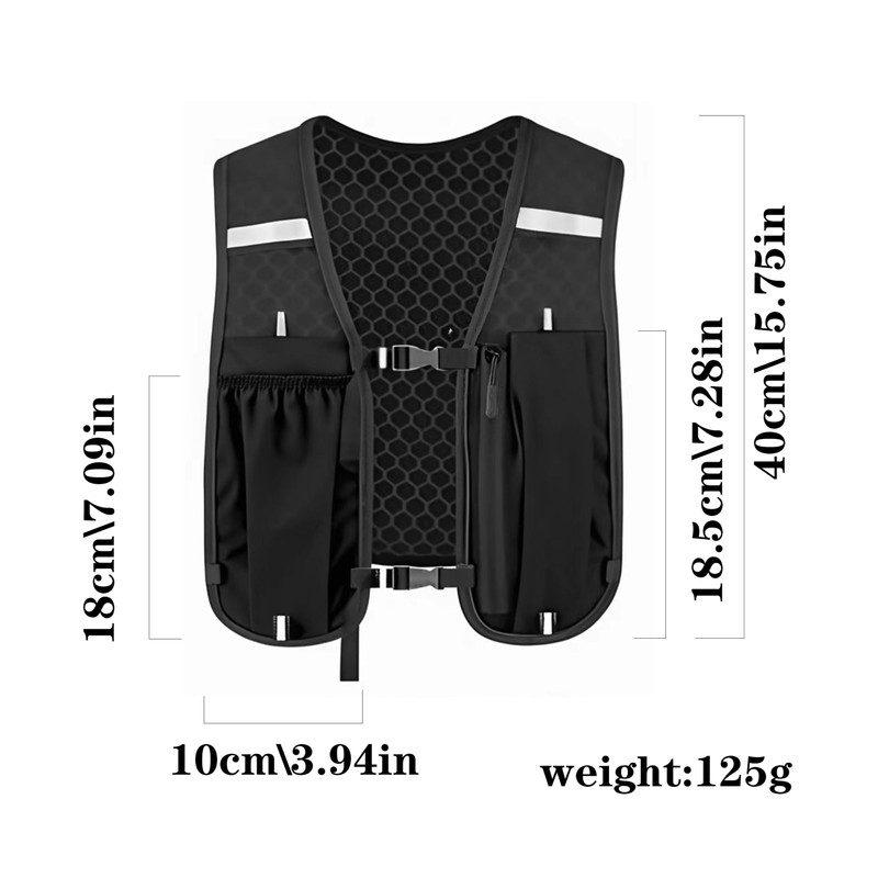 Running Vest for Men and Women, Ultralight & Breathable Hydration