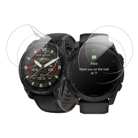 NOUKAJU [4pack] Screen Protector for Garmin Tactix 8-47mm, Smartwatch Screen Protector,Scratch-Resistant,High Transparency,Soft Screen Protector for Garmin Tactix 8-47mm(Non-Tempered Glass)