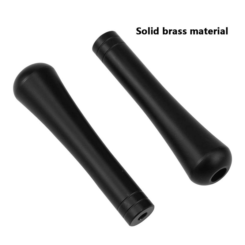 UYUYong 2Pcs Bathroom Light Pull Cord Black 5.8cm Pull Cord