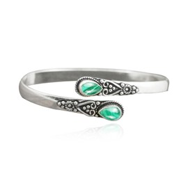 Silver Cuff Bracelet for Women Vintage Jewelry Vintage Crystal Cuff Bracelets for Women Trendy 2025