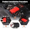 Suetlcoity for Corvette C8 Engine Cover Trim Compatible with Corvette