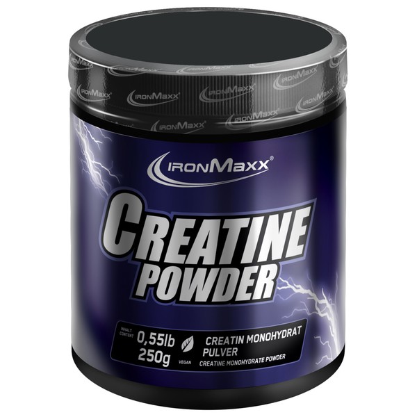 IronMaxx Creatine Monohydrat-Pulver - Neutral 250g Dose | Hochdosiert Mit