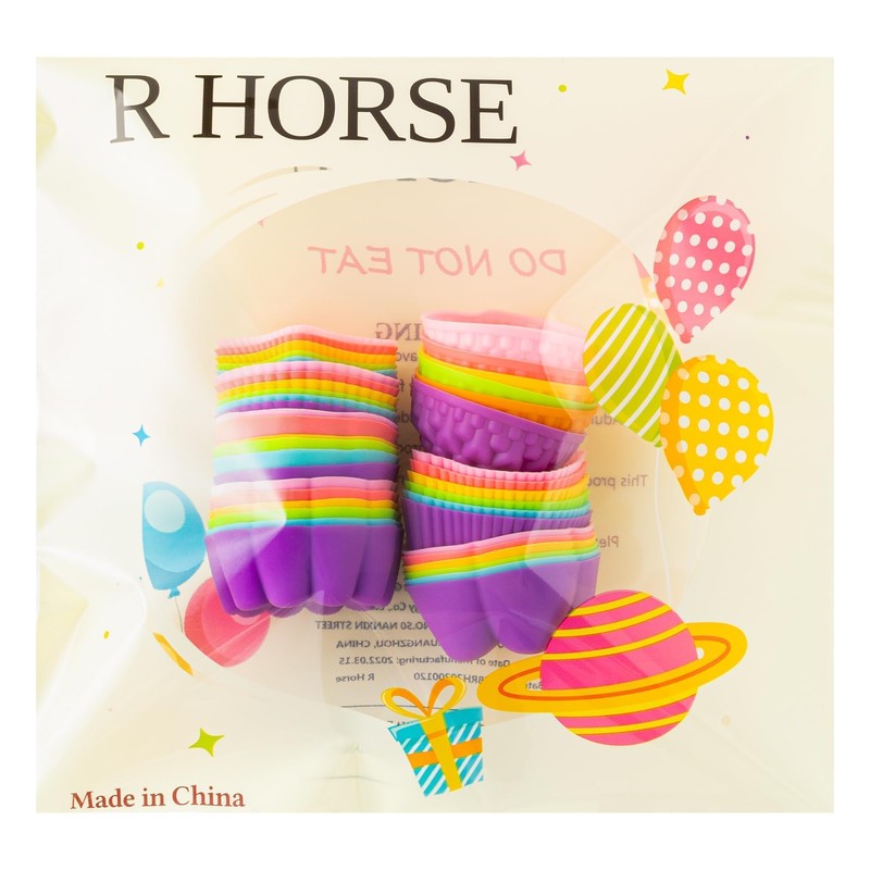 R HORSE 42Pcs Mini Size Silicone Molds, 2 x 0.8