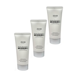 Atomy Transparent Moisturizing Sunscreen Without White Casting for Women High Protection Moisture 60ml 3pcs / 애터미 투명 바르는 촉촉한 백탁없는 여성 선크림 하이 프로텍션 모이스처 60ml 3개
