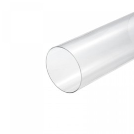 sourcing map Acrylic Pipe Clear Rigid Round Tube 76mm ID 80mm OD 10" for Lamps and Lanterns, Water Cooling System