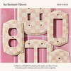 MACKENZIE-CHILDS Enamel Switch Plate, Light-Switch Cover, Single Rocker, Pink-and-White Rosy