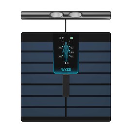 Wyze Smart Scale Ultra BodyScan with Handle – Wi-Fi & Bluetooth Body Composition Scale for Weight, BMI, Body Fat, Muscle Mass, and Segmental Measurement, 400 lbs, Black