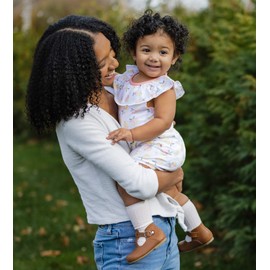 Burt's Bees Baby baby girls Socks, Set of 3 Cable Knit Knee-high Organic Cotton Stockings Socks, Multi, Months US