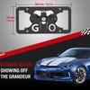 No Drill Front License Frame Compatible with Chevy Camaro 2010-2024