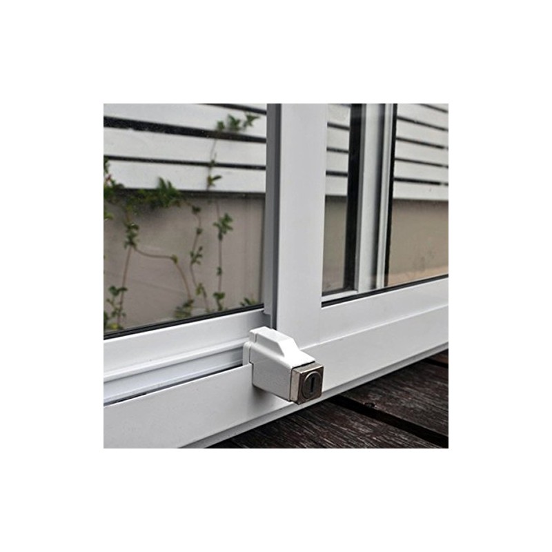 Dreambaby Breezz-Lock Sliding Window Restrictor, White, one Size