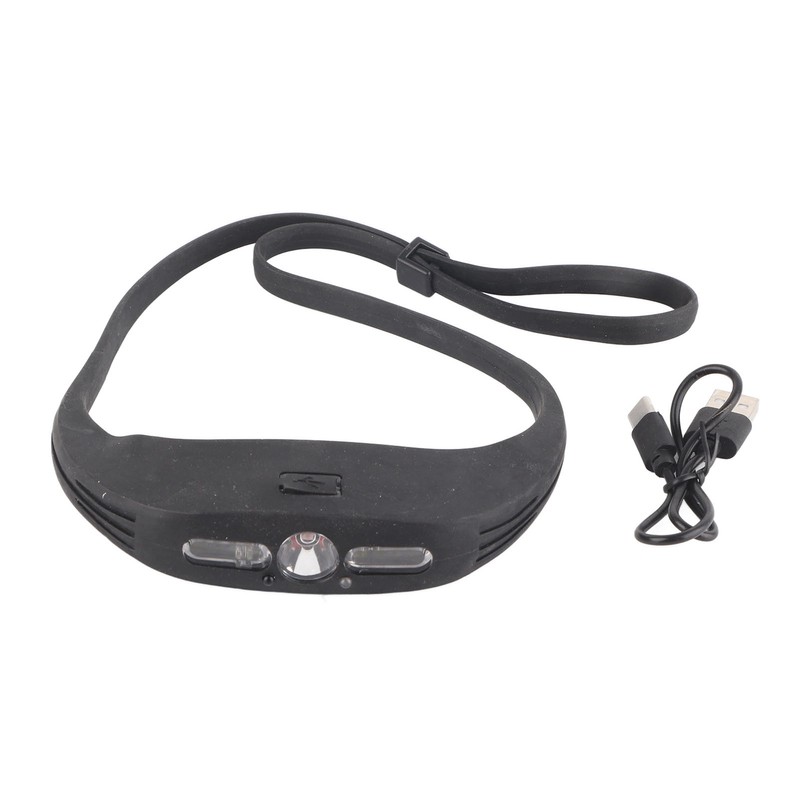 Motion Sensor Head Lamp Rechargeable Sensitive Ultralight Adjustable COB Headlamp