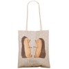 Mr. & Mrs. Panda Hedgehog Love Shopping Bag, gray