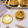 WOPPLXY 200 Pcs Clear Plastic Mini Cupcake Boxes Muffin Pod,