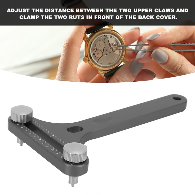 Adjustable Watch Back Cover Remover Steel Watch Back Case Opener