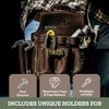 Trailside Genuine Leather Electrician Tool Pouch with Belt Loop for