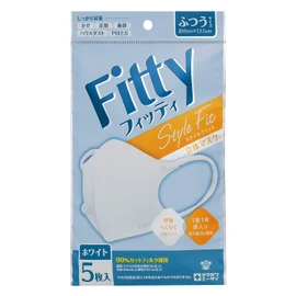 Fitty Style Fit 3D, Regular Size, 5 Pieces, White