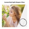 K&F Concept 58mm Center Field Split Diopter Effect Filter Keeps