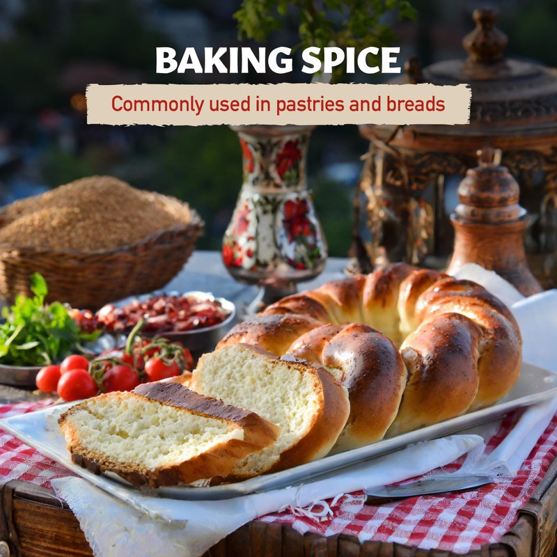 Eastanbul Mahlab, 4.59oz, Mahleb Spice Ground for Pastries & Baking,