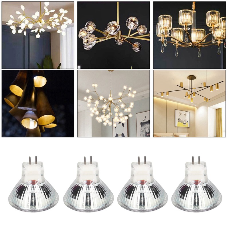 4PCS MR11 12LED Light Bulb 2W 300LM Spot Light Bulb