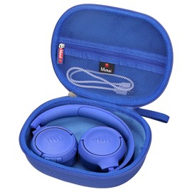 Mchoi Hard Travel Storage Case for Tune 510BT / 520BT / 660NC / 670NC / 570BT / 525BT / 500BT / 500 / Live 460NC / 670NC / T450BT, Case Only, Blue