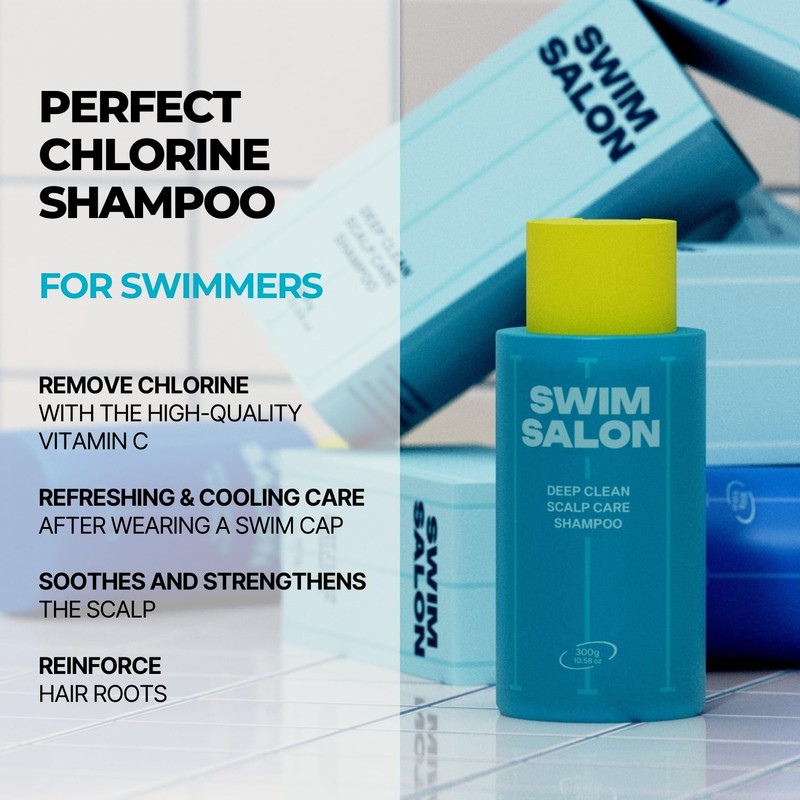 SWIM SALON Chlorine Removing Shampoo for Swimmers | Vitamin C