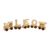 Wooden Train Letters Train Train Train Train Train Wagon A-Z