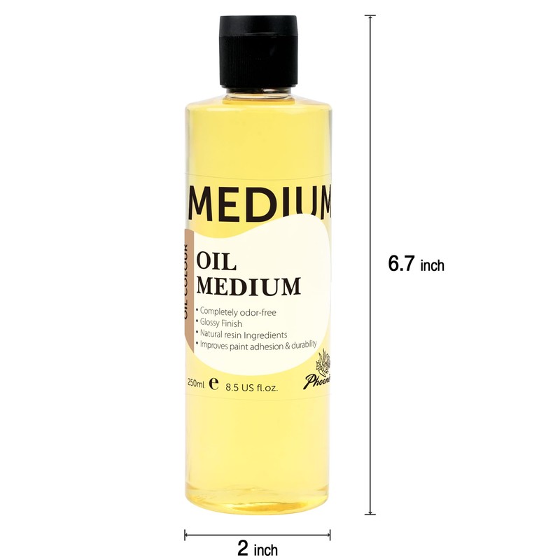 PHOENIX Refined Linseed Oil 250ml - 8.5 Fl Oz. Oil