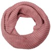 styleBREAKER Fine Rib Knitted Scarf, Plain Loop Scarf, Unisex 01018112