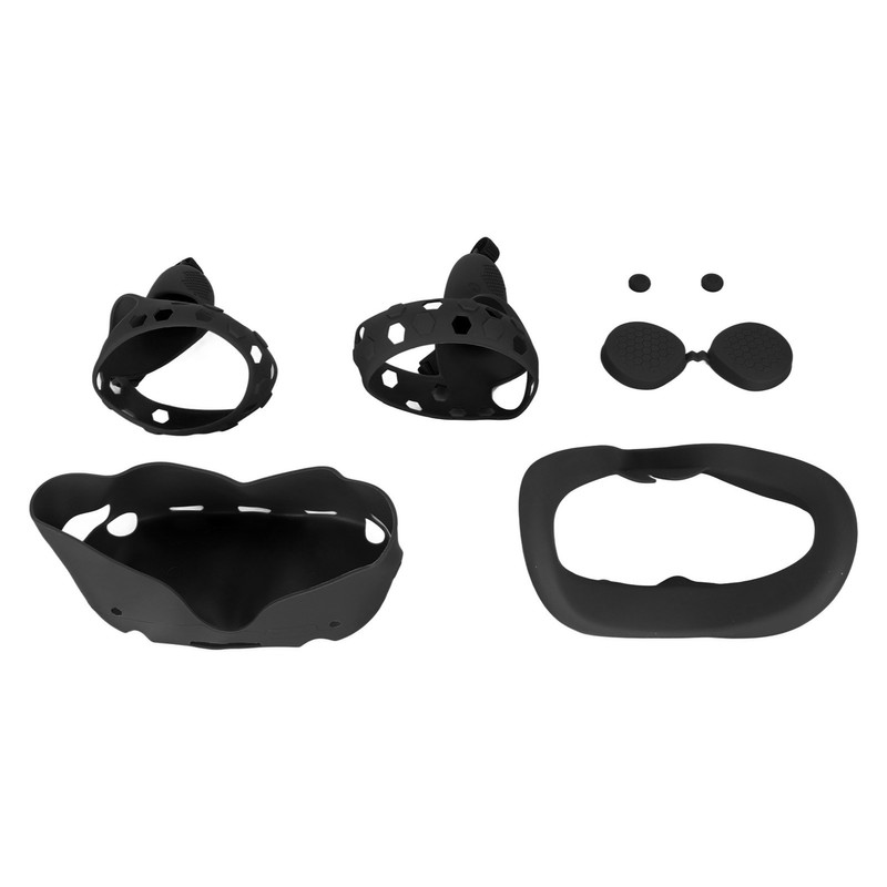 5 in 1 Silicone Cover Set for Quest 2 Includes