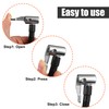 X AUTOHAUX 50cm Car Tire Inflator Extension Hose with Lock