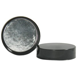 Qorpak (Lot of 24) 38/400 Black Plastic Screw Caps with Seals for 1 Gallon Bottles/Jugs