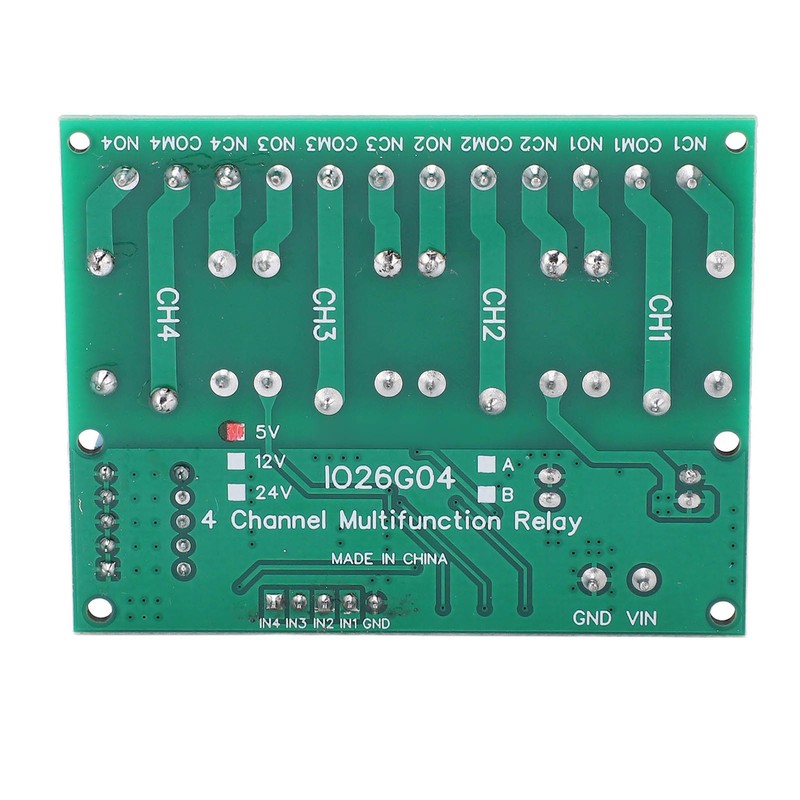 Relay Module DIP 4 Channel Control Board Switch Controller DC