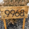 5" Stainless Steel Floating House Number, Metal Modern House Numbers,