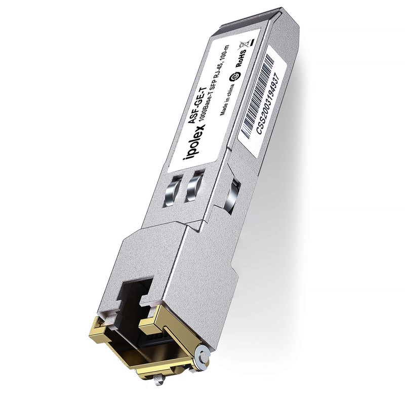 ipolex 1000Base-T SFP Module, 1.25G SFP-T, SFP to RJ45 Optical