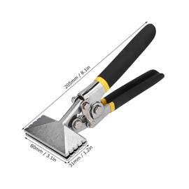 Alicates de costura manual, herramienta de doblado recto multifuncional de Metal, doblador anterior de 3,1 pulgadas, negro