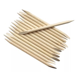 Ninguna Palitos De Naranjo Para Uñas 100 Piezas Manicure Pedicure