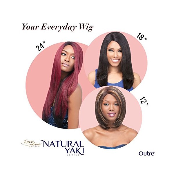 Outre Natural Yaki Series Lace Front Wig - Natural Yaki 12" (PLT1B/425)