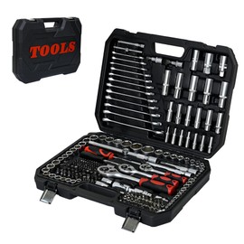 Dithoko 216-Piece Mechanics Tool Set, Household Tool kit, Portable Tool Box for Home, Auto Repair, Diyer and Handyman