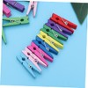 iplusmile 30pcs Mini Wooden Photo Clips Multi-Function Natural Clothespins for