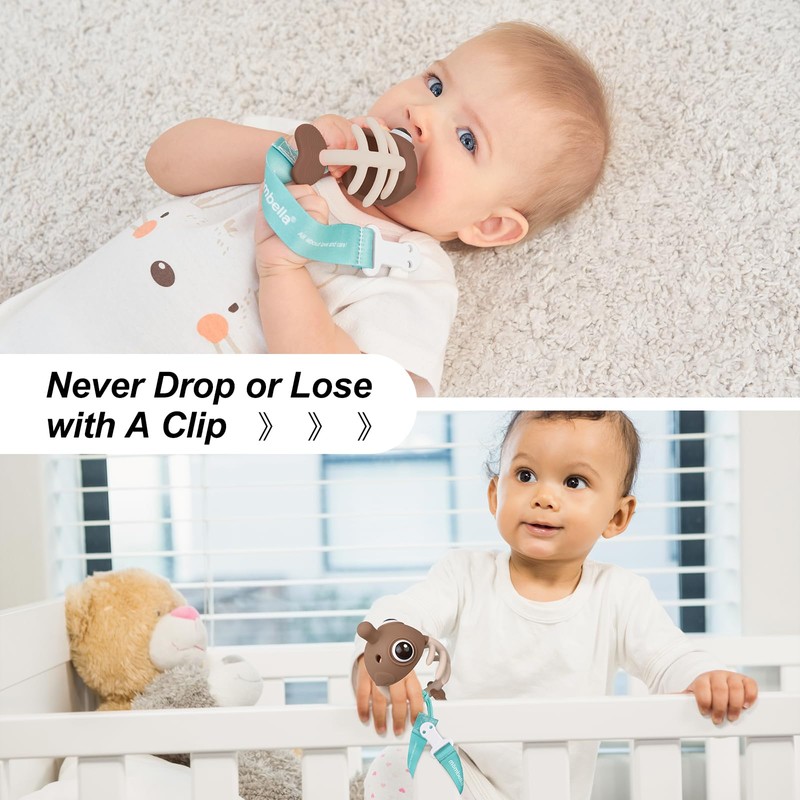 Mombella Clownfish Teether for Babies 3 Months Up, Tanned