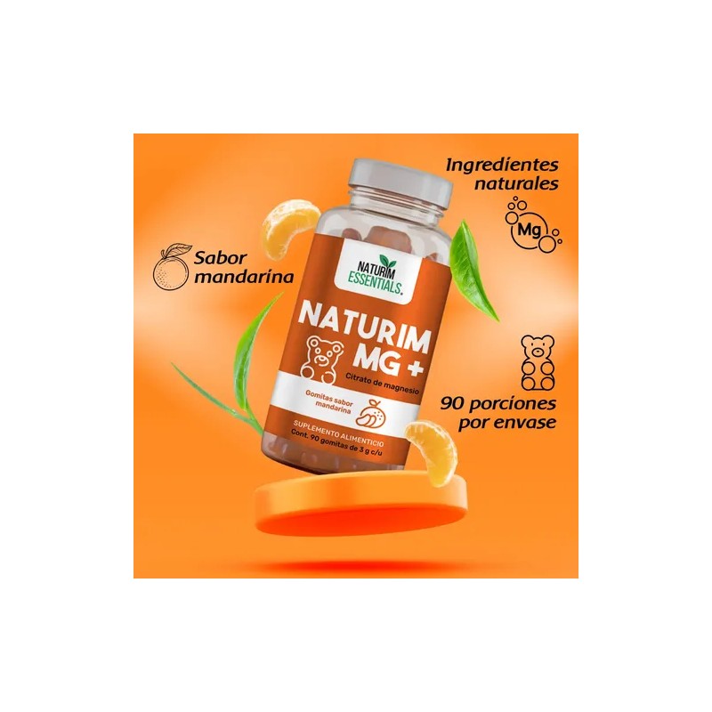 Citrato Magnesio Naturim Gomitas Sabor Mandarina Unidades