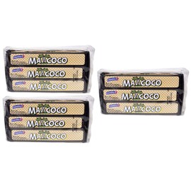 MAXCOCO 6 Galletas Wafer con Crema de Coco 276 grs. - 3 Pack. / 6 Wafer Filled with Coconut Cream 9.17 oz. - 3 Pack.