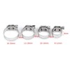 Hose Clamp,10PcS 8-25mm Adjustable Range Stainless Steel Fuel Line Pipe
