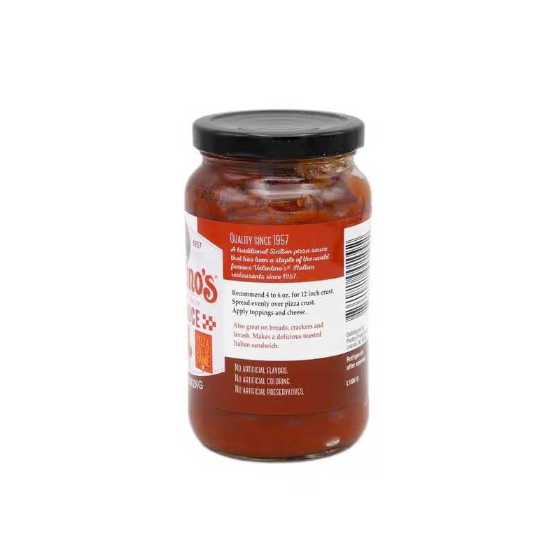 Valentino’s Pizza Sauce – 14 oz - Natural Simple Ingredients