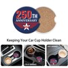 Patriotic 250th Anniversary USA Winged Ceramic Car Cup Coasters for