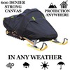 SBU Trailerable Snowmobile Snow Machine Sled Cover Compatible for Ski