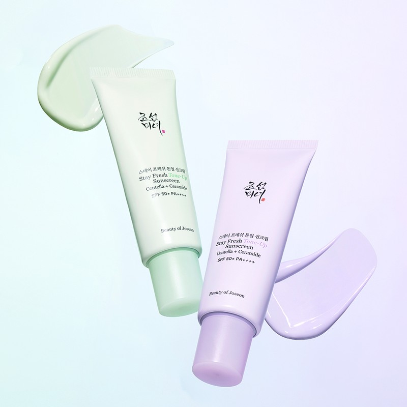 Joseon Beauty Stay Fresh Tone-Up Sunscreen Green SPF50+ PA++++, 50ml,